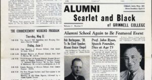 Scarlet and Black printed newspaper